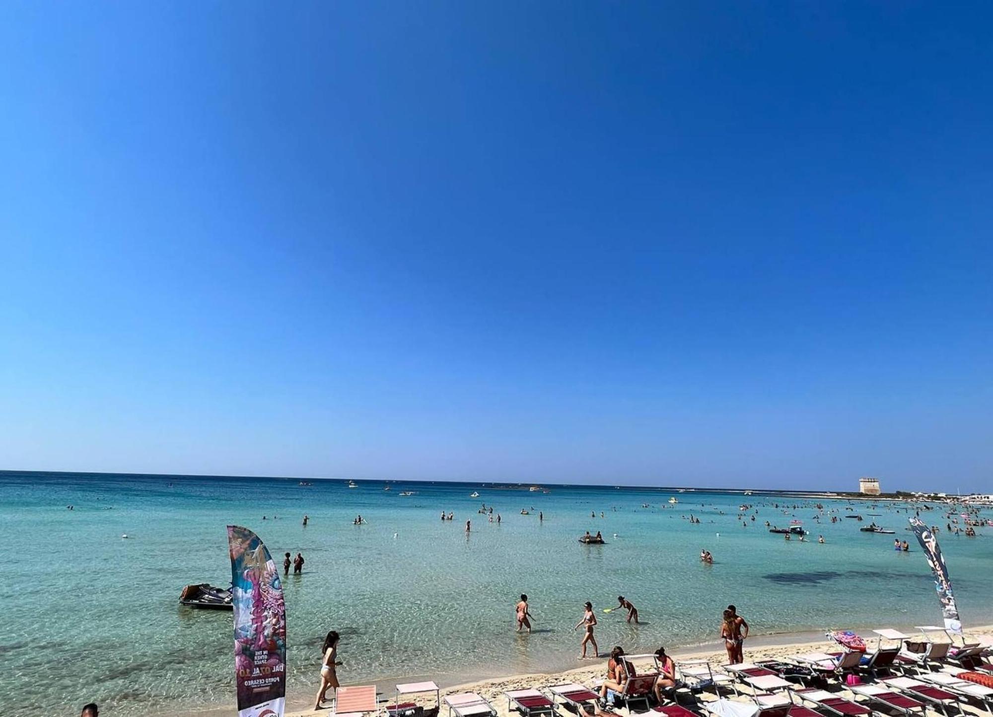 The Blue Panoramic Penthouse Villa Porto Cesareo Exterior foto