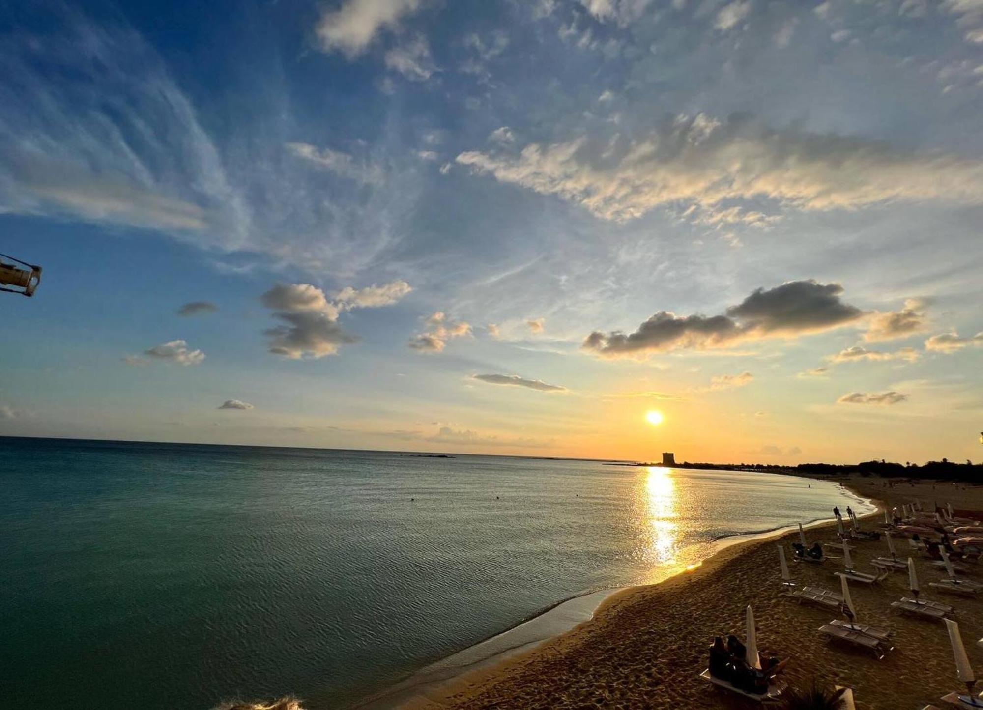 The Blue Panoramic Penthouse Villa Porto Cesareo Exterior foto