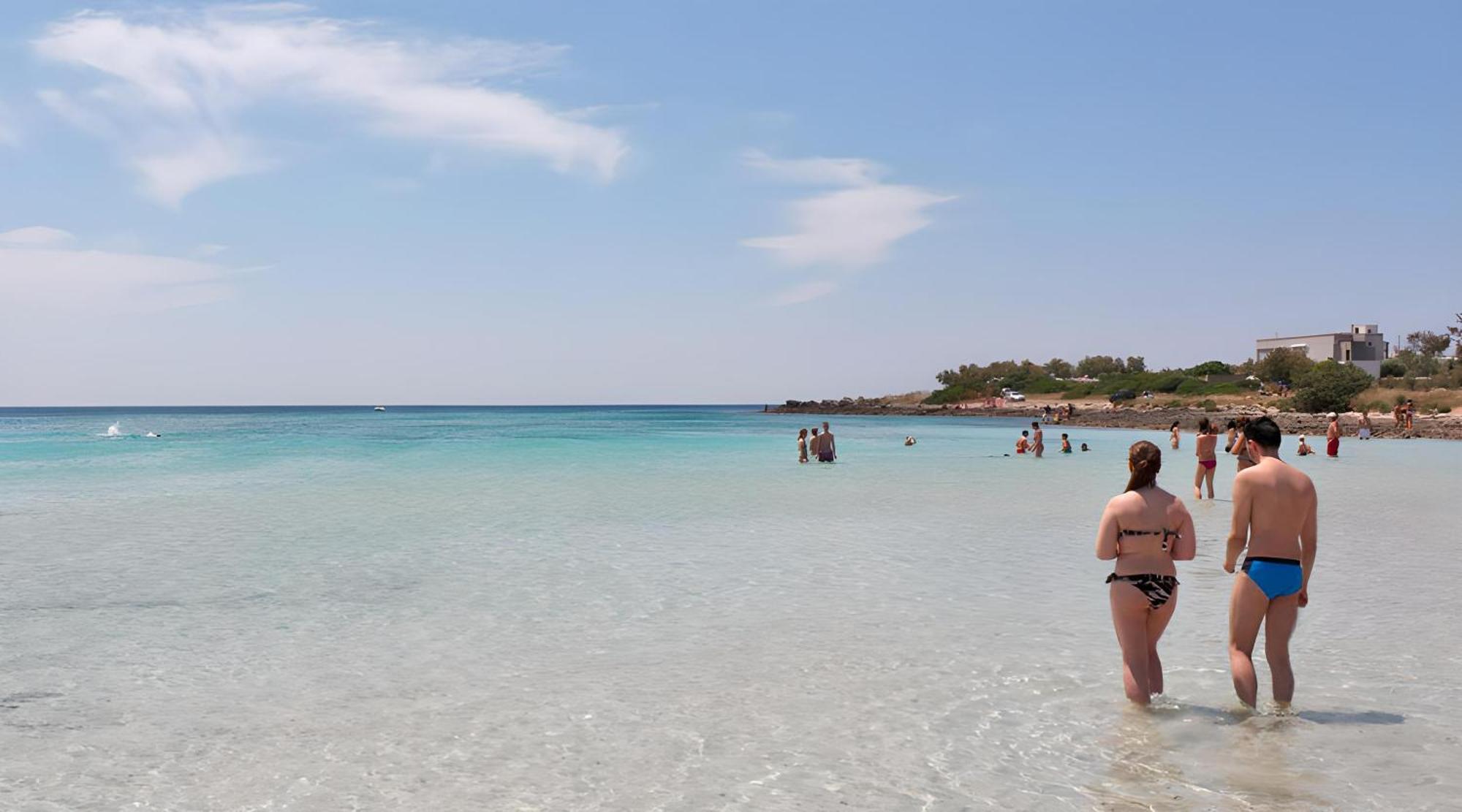 The Blue Panoramic Penthouse Villa Porto Cesareo Exterior foto