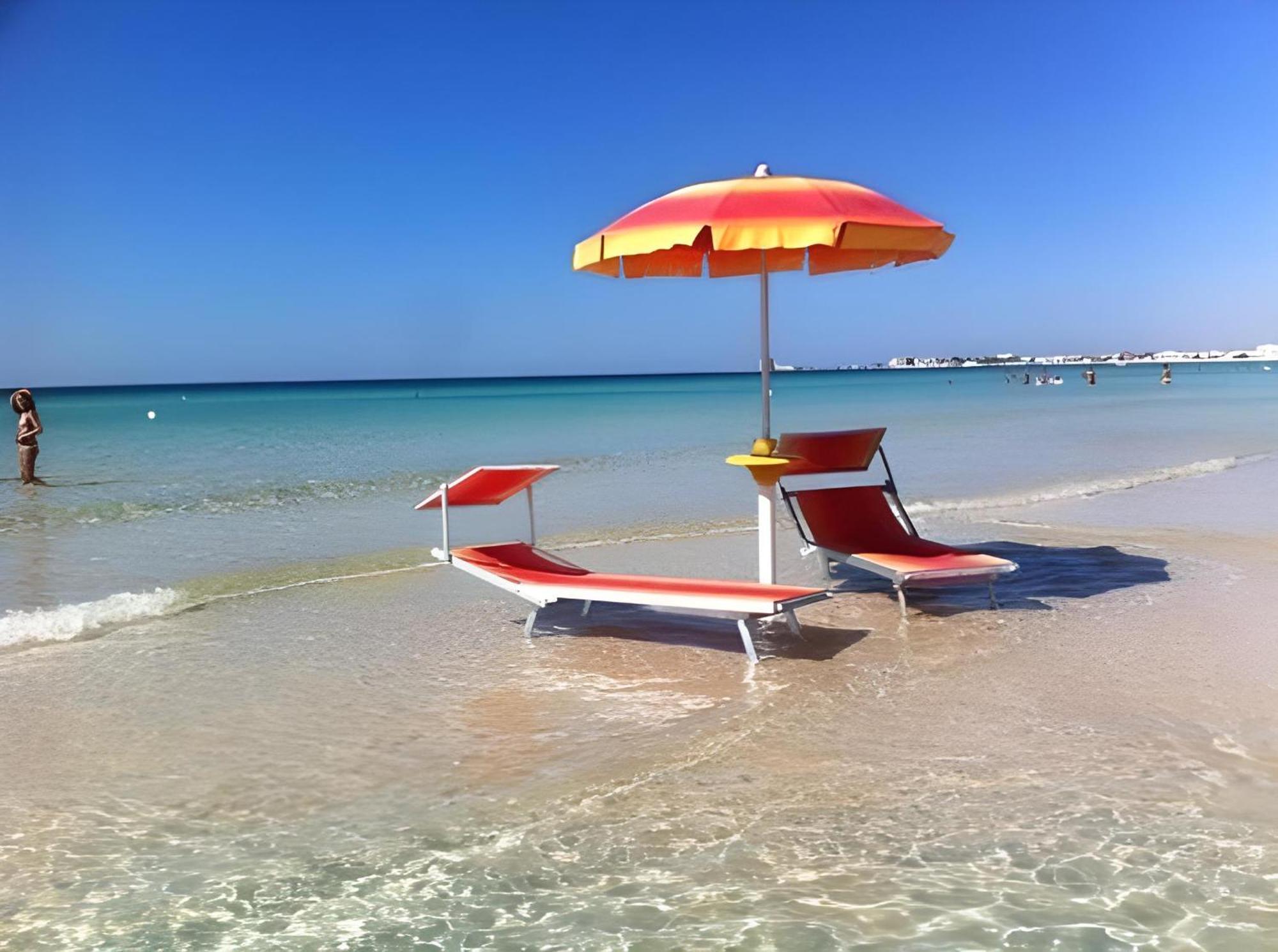 The Blue Panoramic Penthouse Villa Porto Cesareo Exterior foto