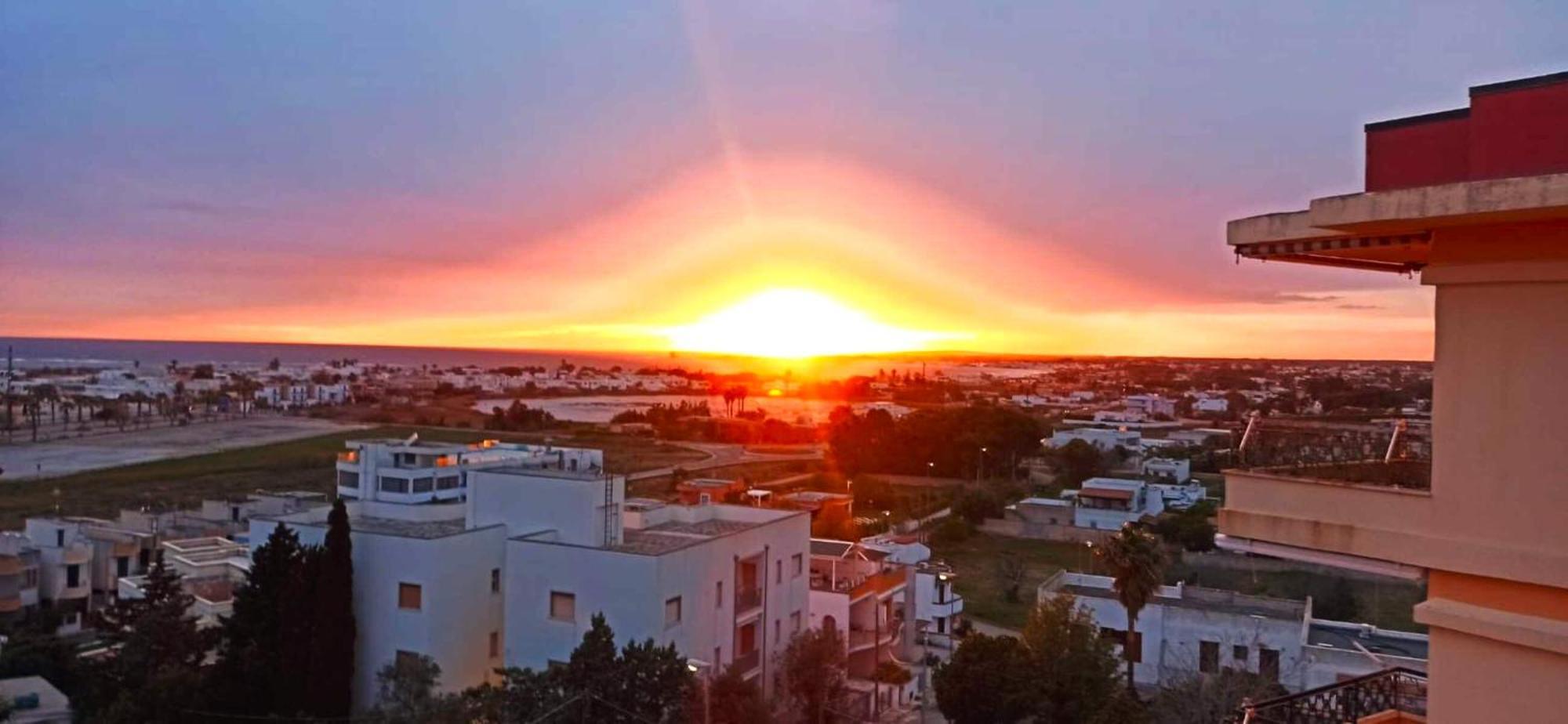 The Blue Panoramic Penthouse Villa Porto Cesareo Exterior foto